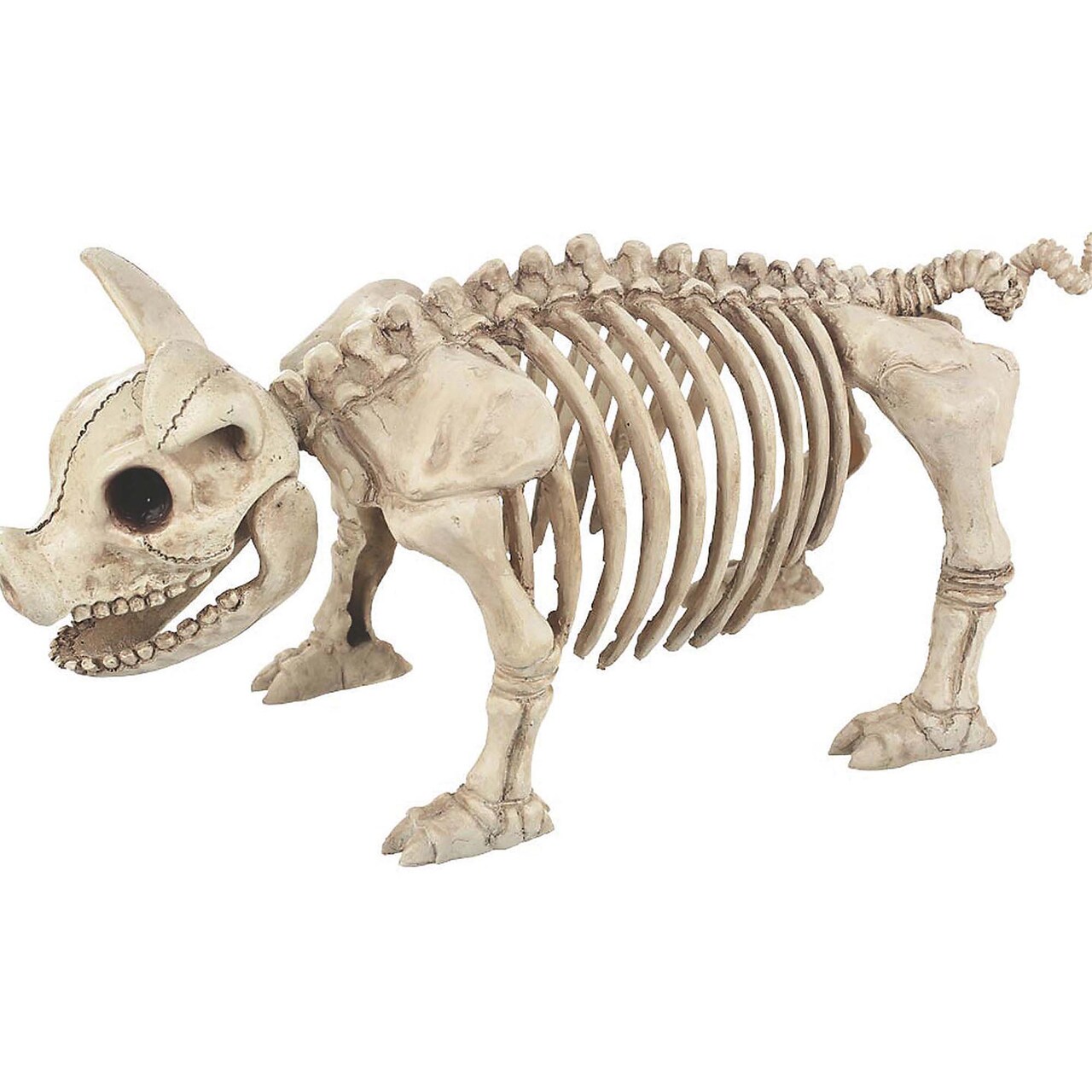 Pig Skeleton Farmyard Halloween Decoration for Spooky Party Displays